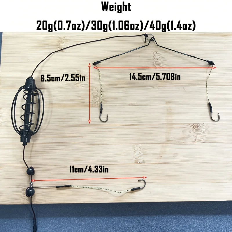 Aparejo antienredos para carpas Power PE con jaula cebo - imagen 3