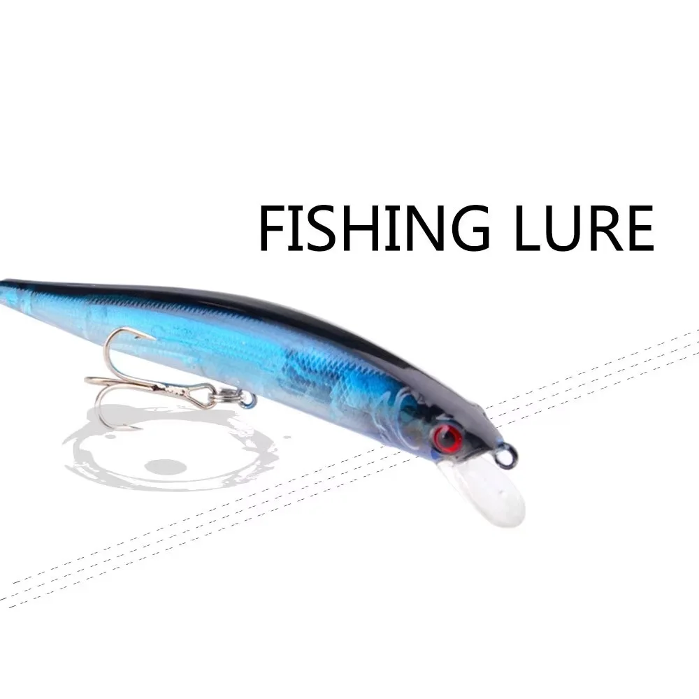 NGB 8,2g 10cm señuelo de pesca duro Minnow Topwater flotante ojos 3D cebo Artificial Wobblers Bass - imagen 5