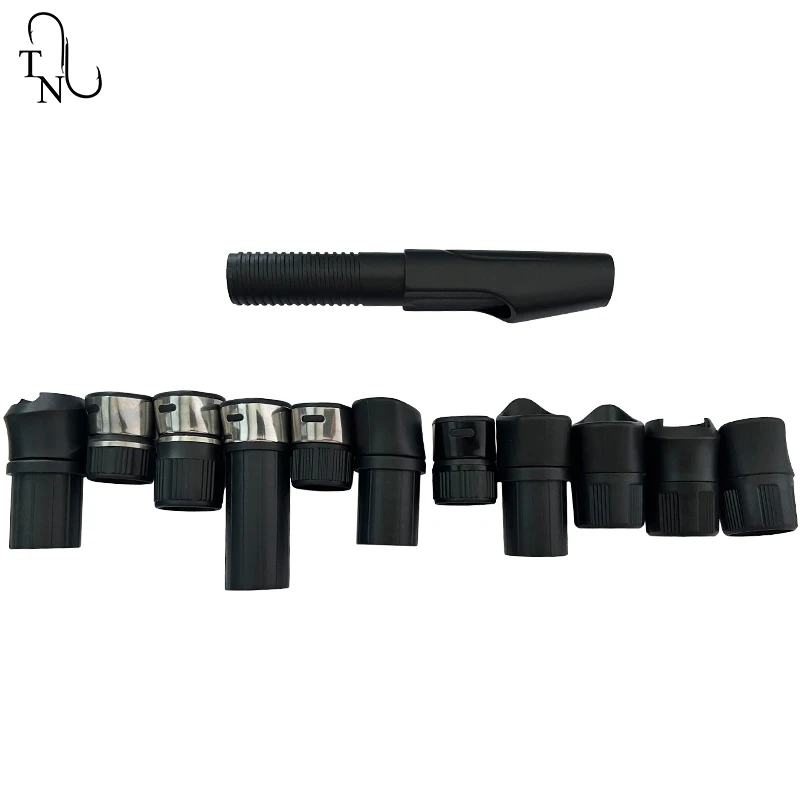 TN38 # Asiento de carrete de 16 NPS, componente de construcción de varilla de carpa negra, asiento de carrete de caña de Surf giratoria, varilla de reparación de ensamblaje, accesorios DIY - imagen 2