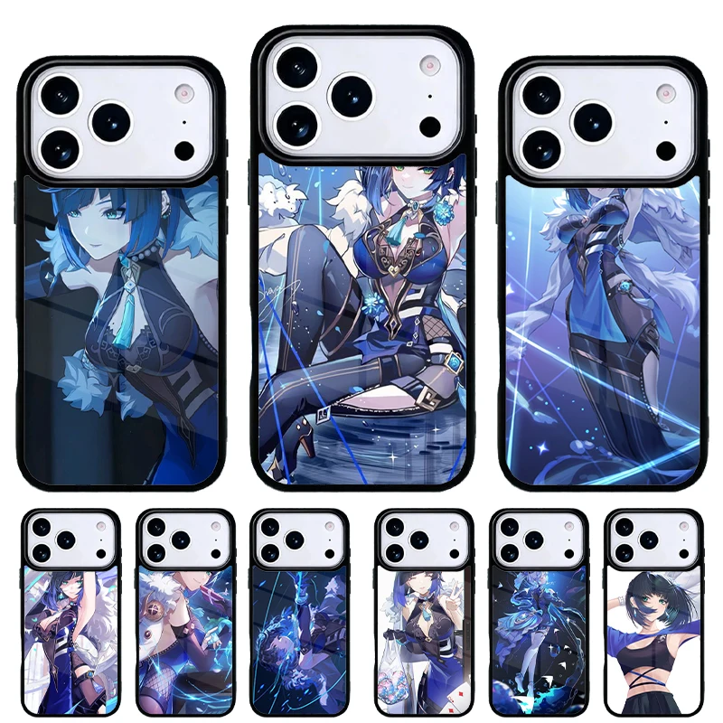 Funda Yelan Genshin Impact para iPhone 17 Air 16e 15 14 13 Pro Max