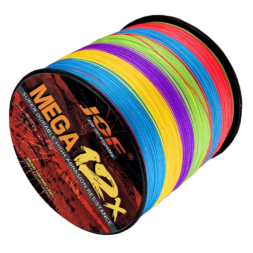 JOF-sedal de Pesca trenzado PE X12 de 300M, multifilamento suave de 0,16mm-0,55mm, súper largo alcance, para Pesca en Lago y trucha marina al aire libre - imagen 5
