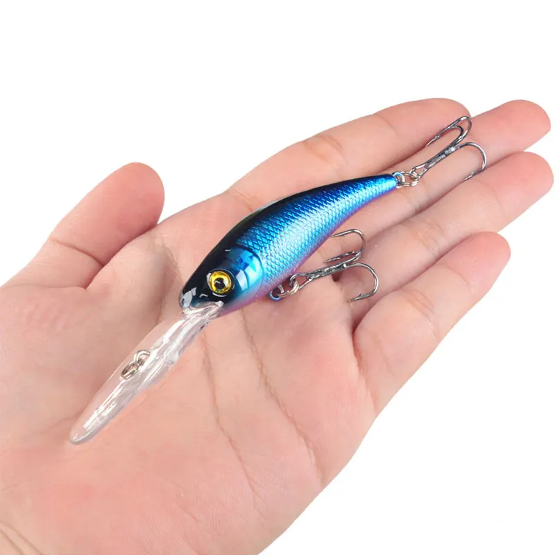 Señuelos de pesca de pececillo que se hunden, 10cm, 9,5g, Wobbler Swimbaits, cebo duro Artificial para Lucio, Crankbait, aparejos de pesca de mar - imagen 5