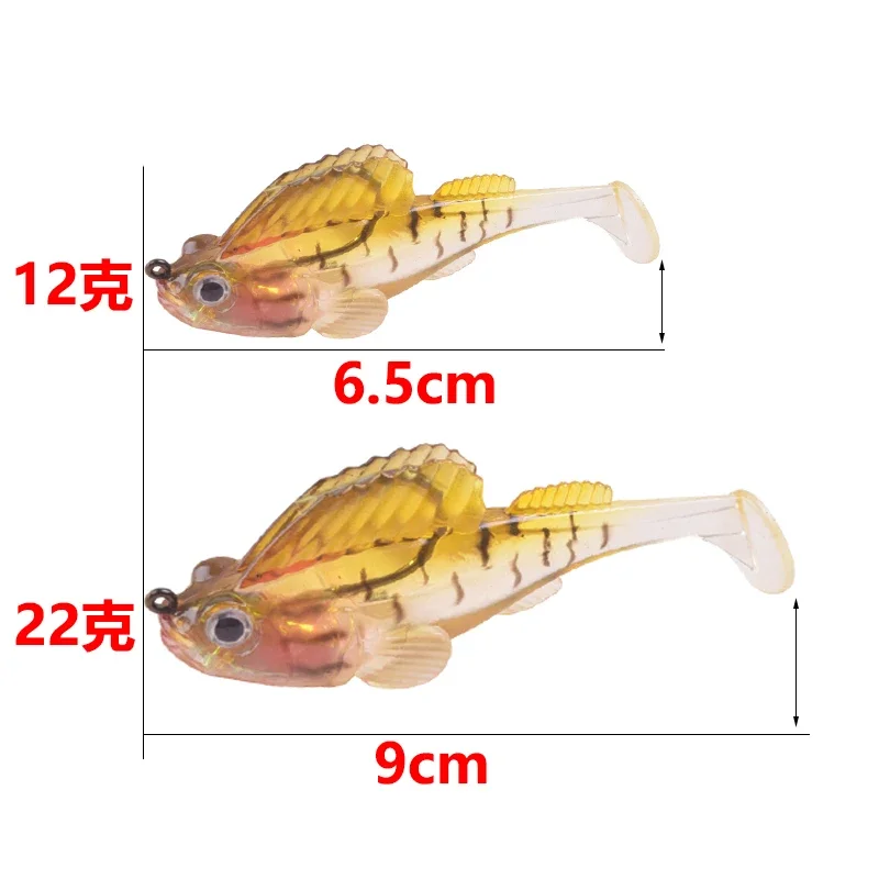 Anzuelos ocultos jigging cebo blando lubina trucha lucio - imagen 3
