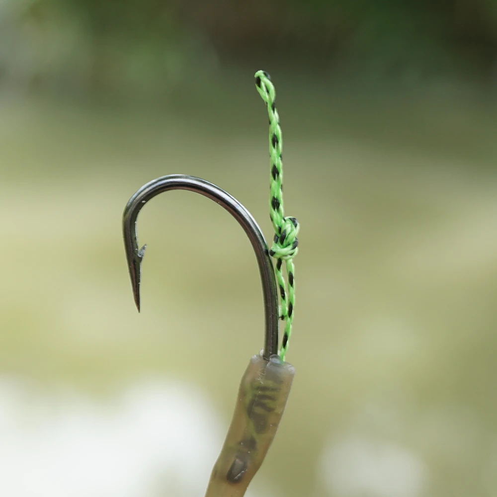 Hirisi-aparejos de pesca de carpa, 6 piezas, listos para usar, anzuelos atados, con Boilie Stoper V, Terminal de parada, accesorios TS114 - imagen 5