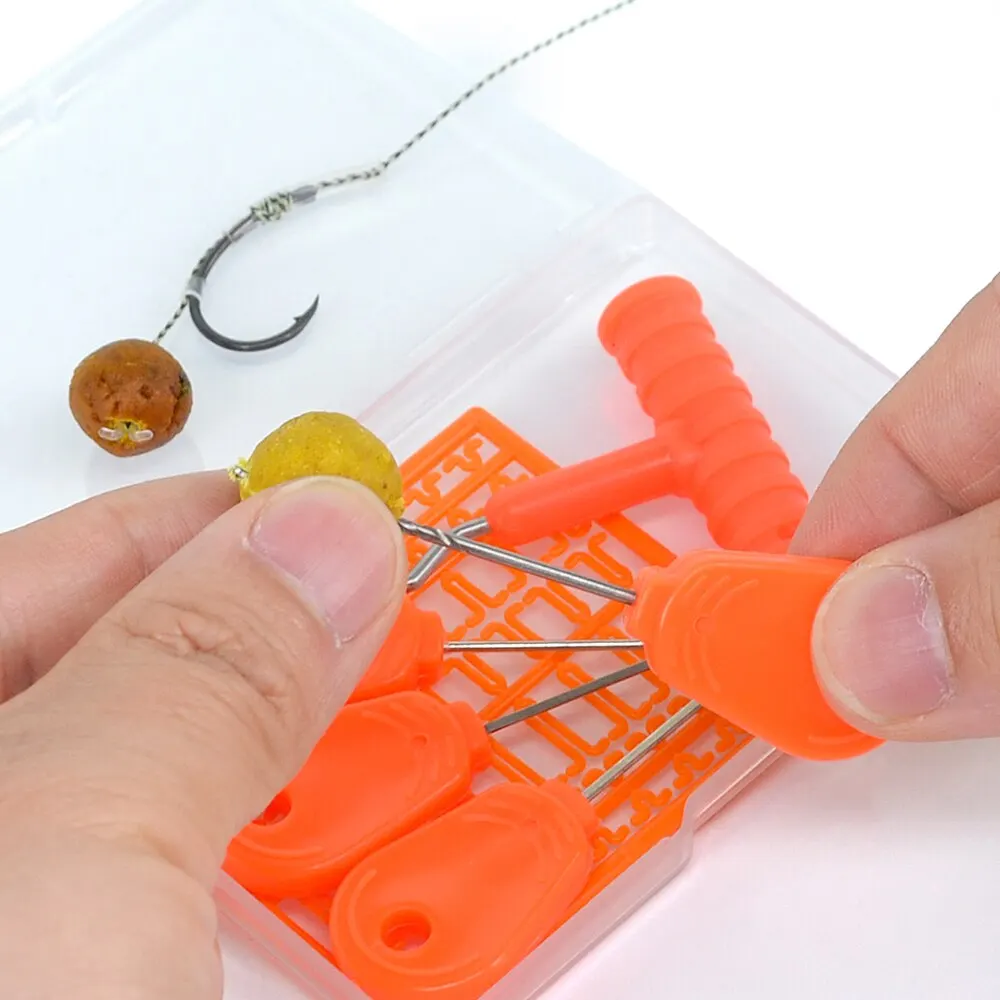 Hirisi-Kit de aguja para cebo de pesca de carpa, 7 en caja, accesorios de herramientas de cebo de pesca BT09, accesorios de pesca - imagen 5