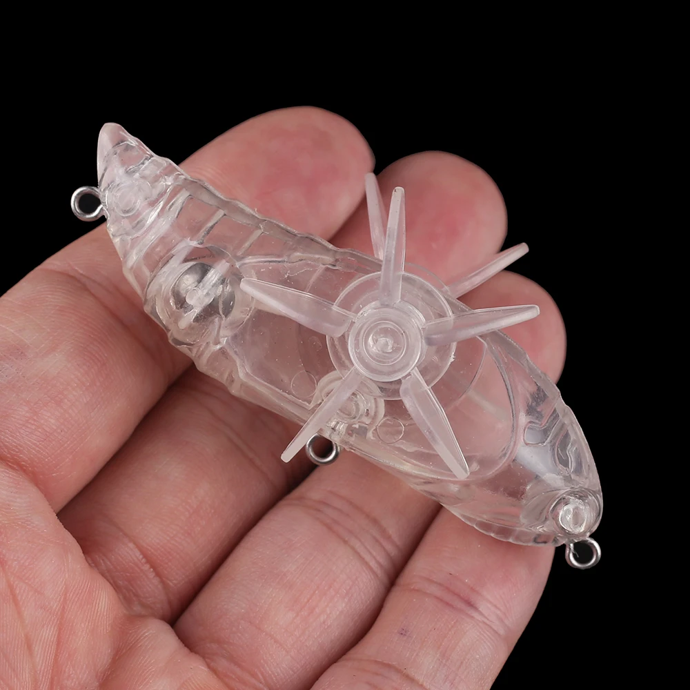 Chan'sHuang Popper Topwater sin pintar – Señuelo con doble tornillo - imagen 5