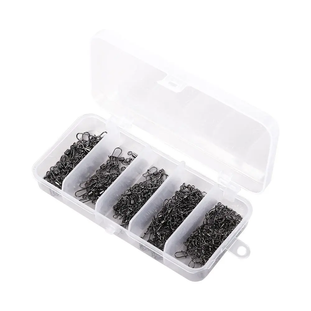 Aparejos de pesca, herramientas, rodamiento de Pin, conector de pesca, conector rodante de pesca, conector giratorio, Pin de enclavamiento giratorio - imagen 3