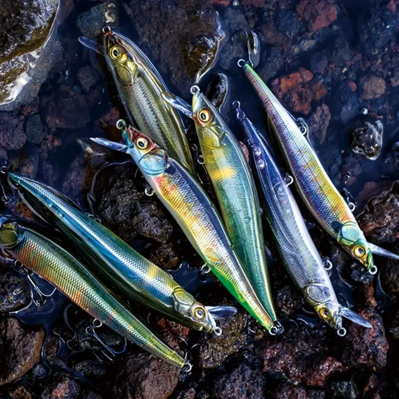 Cebo falso japonés original suspendido Mino ONETEN JR de largo alcance Seabass Luya 10,5g - imagen 4