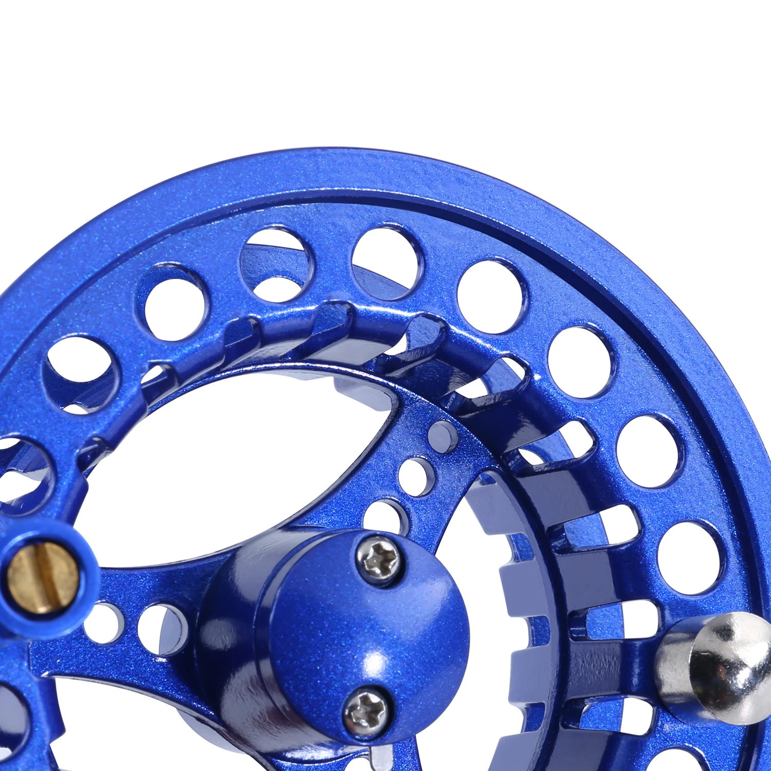 Carrete de Pesca con mosca Sougayilang 5/6, cuerpo de aleación de aluminio mecanizado CNC, eje principal de acero inoxidable, perilla de arrastre antideslizante, carrete de Pesca - imagen 3