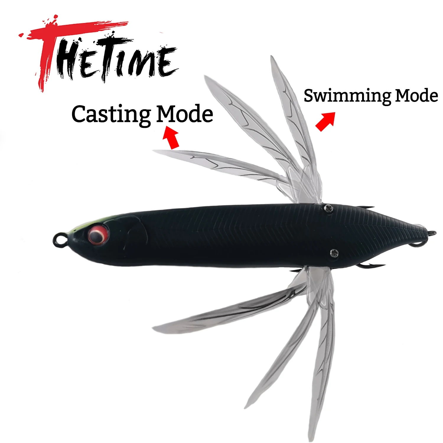 2023 nuevo Dragonfly Topwater Crawler Bait 80mm 6,5g Artificial Superficial Buzzbait Popper lápiz Stickbait señuelo para Bass Fish - imagen 5