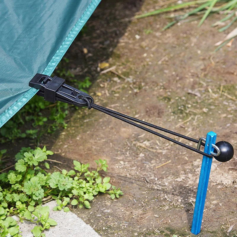 Clip fijo para tienda de campaña al aire libre, accesorio de plástico para refugio de toldo, resistente al agua, fijación de tela para sombrilla, 1 unidad - imagen 5