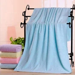 Toalla de microfibra con relieve de oso, suave y absorbente