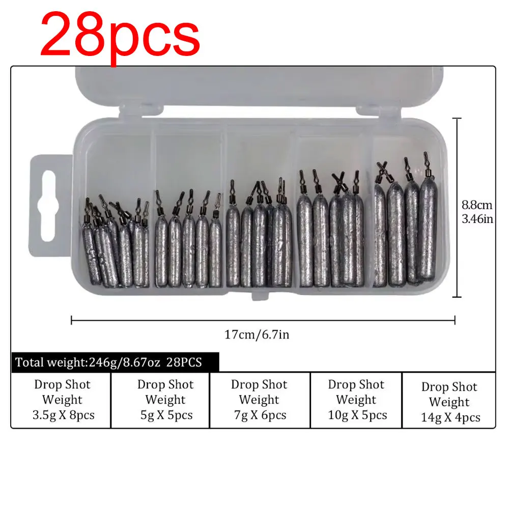 28pcs sinkers