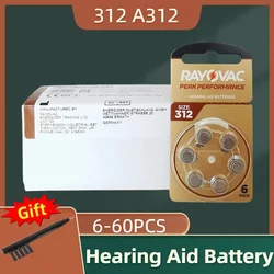 Pilas Rayovac PEAK 312 1.45V para audífonos – Alto rendimiento