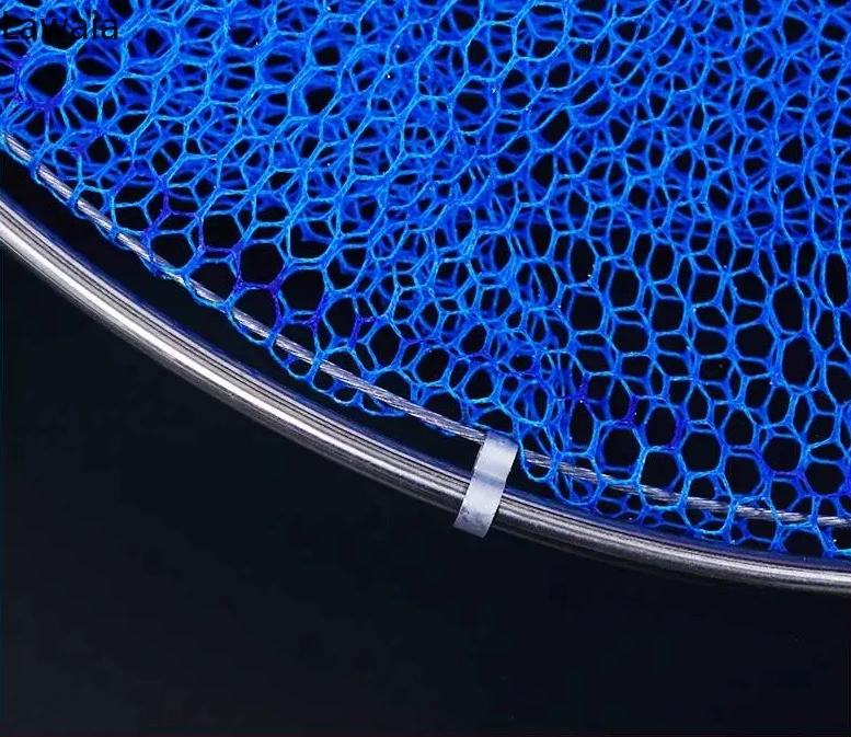 Lawaia red de pesca plegable y multifuncional, bolsa de red de pescado gruesa y de secado rápido para rellenar bolsas de pescado, 2m/3m/4m - imagen 4