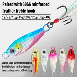 Jig con anzuelo triple para curricán marino 7-30g