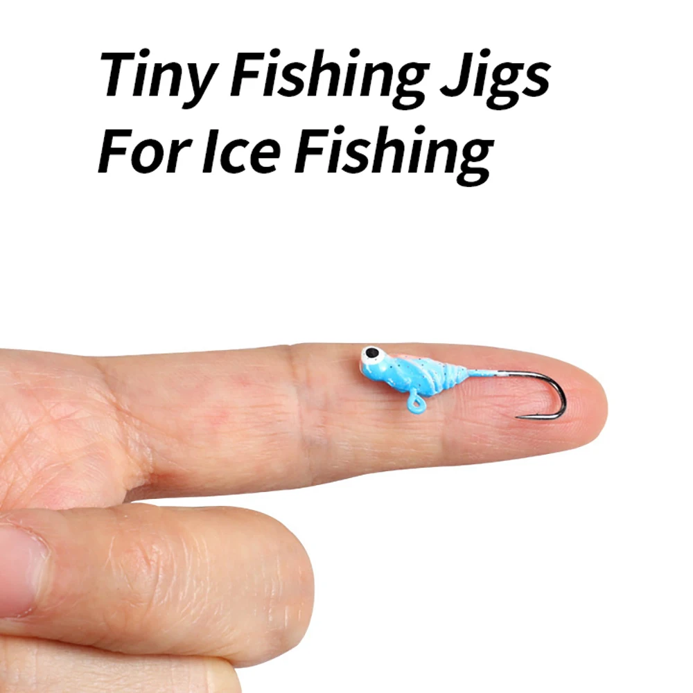 75 Señuelos de Pesca en Hielo de 1.4g-1.7g, Jigs de Pesca en Hielo Premium para Invierno - Juego de Señuelos de Pesca en Hielo para Pesca en Clima Frío - imagen 4