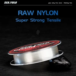Yolo Sedal de pesca nylon resistencia extrema para vinilos y jigs