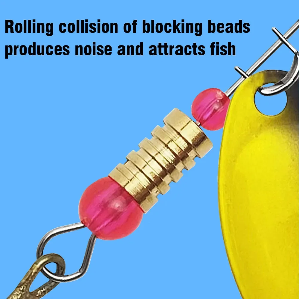 20 unids/pack accesorios de pesca plomo de cobre y latón para Señuelos de Pesca 0,8g/1g/2,8g ﻿ - imagen 4