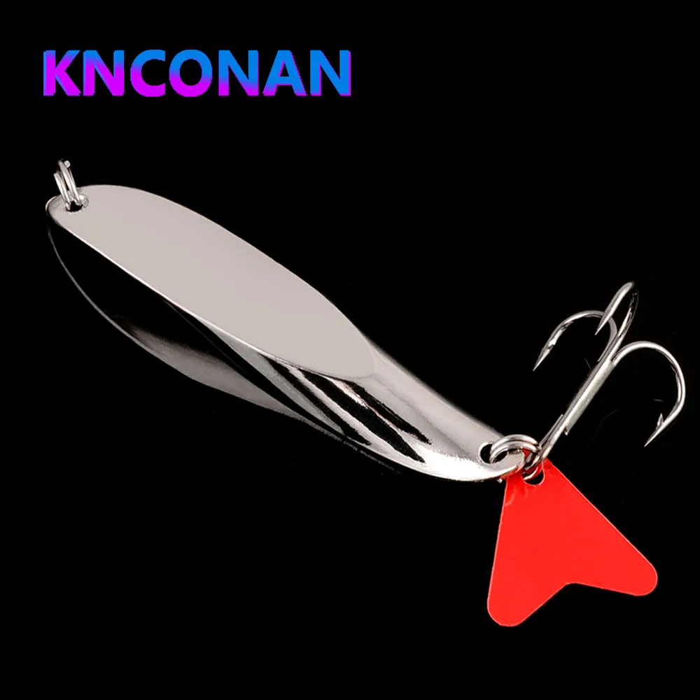 Señuelos de cuchara giratorios de Metal, 60g, 40g, 35g, 30g25g, señuelo de pesca de cola dura, lentejuelas, Paillette, cebo Artificial, Spinnerbait, herramientas para peces, 1 ud.