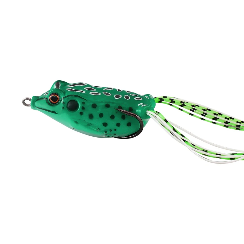Rana Topwater TAIYU – Señuelo de cuerpo hueco con ojos 3D - imagen 2