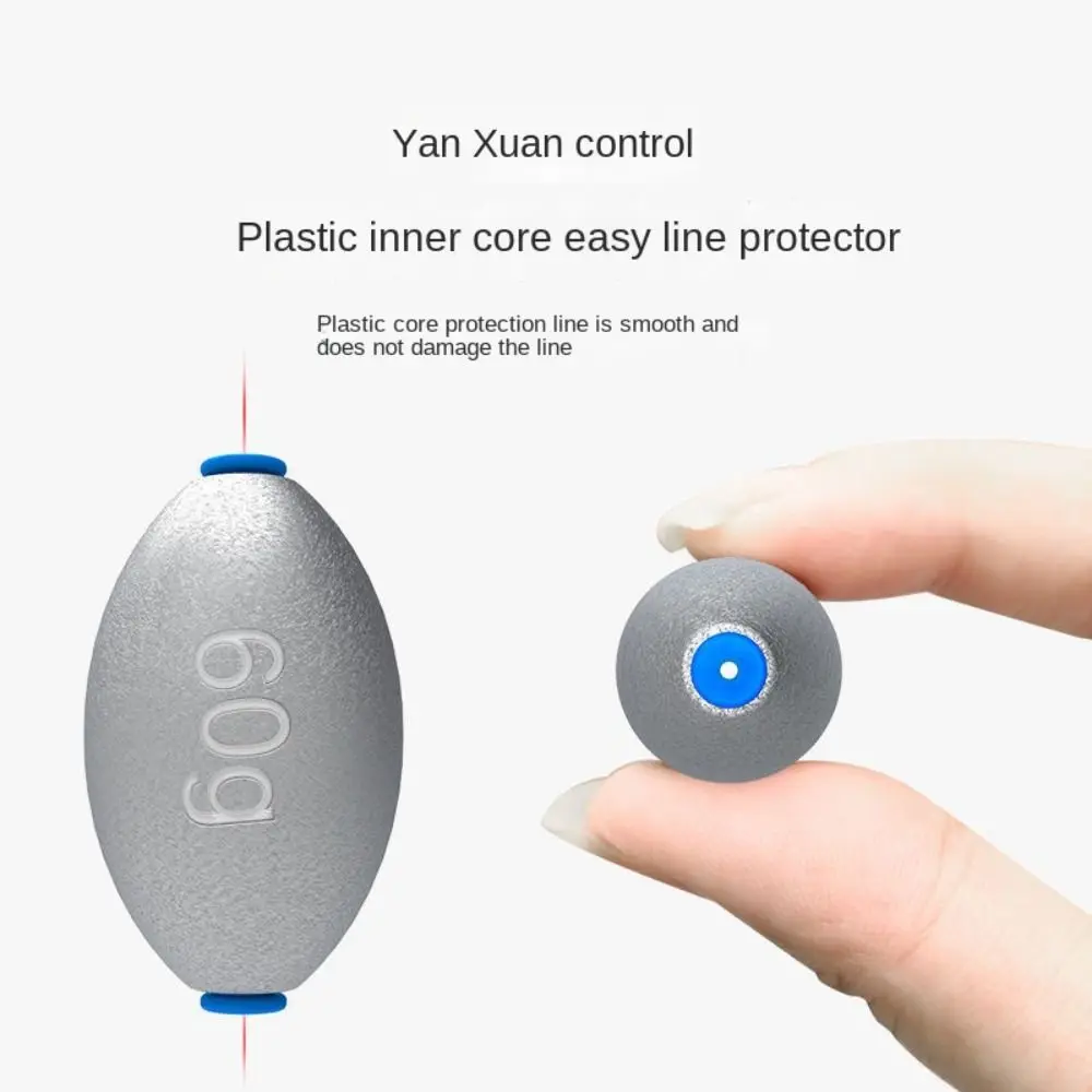 Plomo de pesca de carpa, 10 Uds., 3g-50g, con tapón de plástico, plomo de peso de pesca, plomo de núcleo suave de silicona - imagen 5