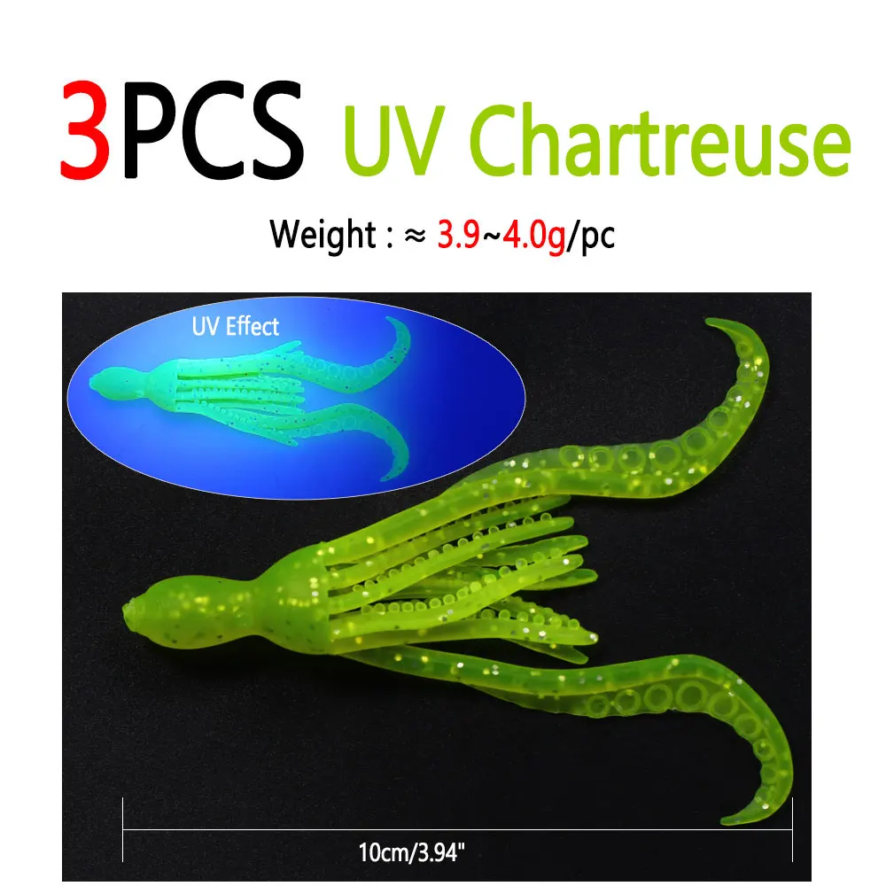 3pcs UV Chartreuse