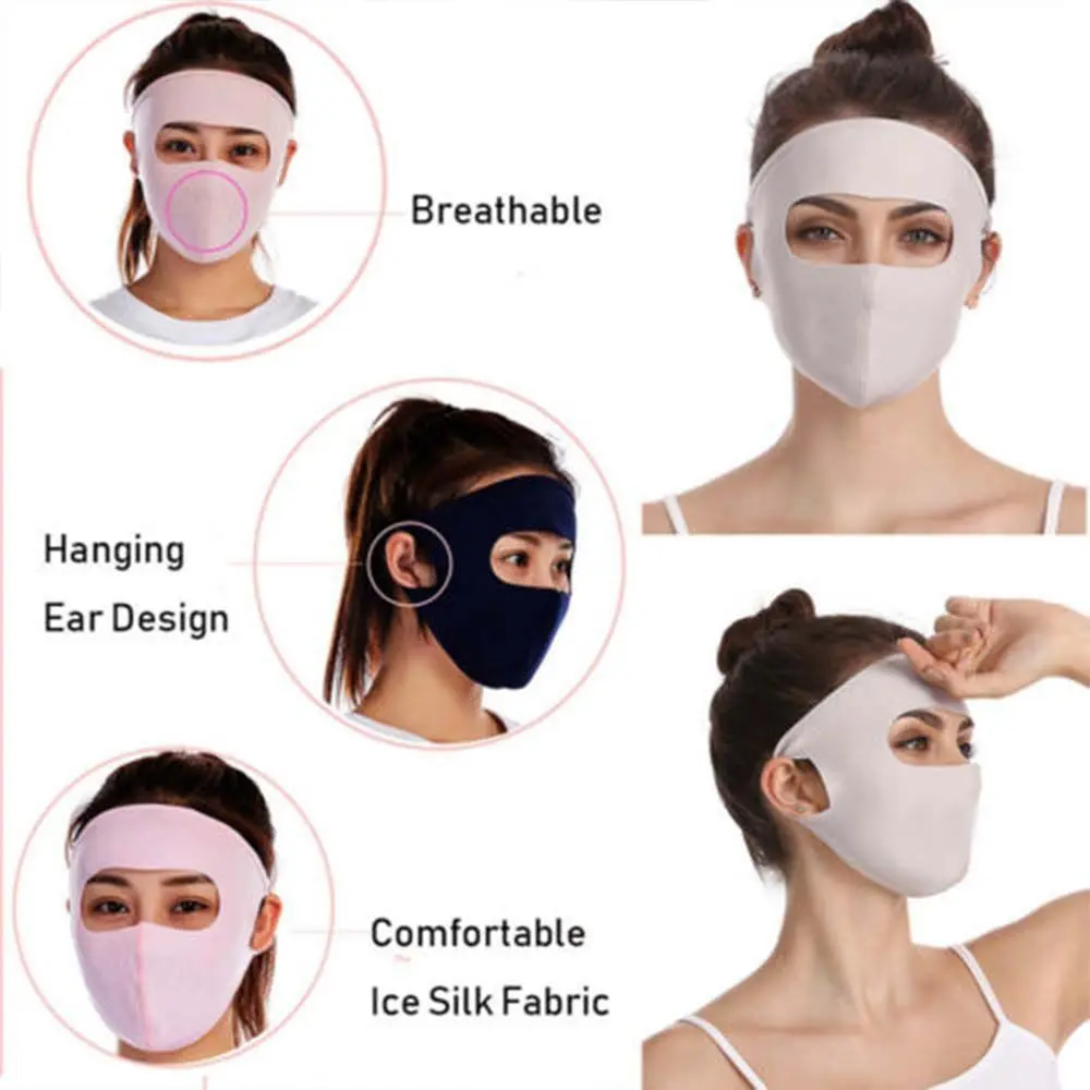 Bufanda deportiva transpirable para mujer, pañuelo de seda de hielo de Color sólido, para senderismo, Unisex - imagen 2