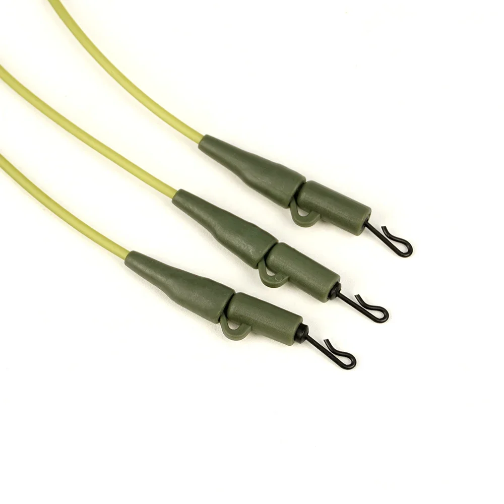 Hirisi-plantilla de pesca de carpa, mangas de línea de gancho, funda de tubo de aparejo suave, línea de pesca de imitación para aparejo de carpa, herramienta de accesorios - imagen 5