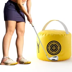 Bolsa de entrenamiento de Golf de columpio multiusos, ejercitador de precisión, mejora de fuerza, bolsa de impacto, resistencia al impacto, práctica de bateo