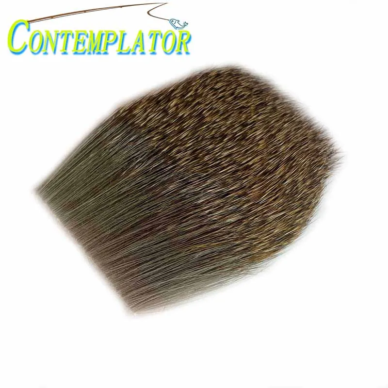 5cm * 5cm 1 ud./2 uds. Materiales para atar moscas de pelo de ciervo para moscas de lubina, ciervo curtido suave, pelo corporal, alce, materiales Caddis