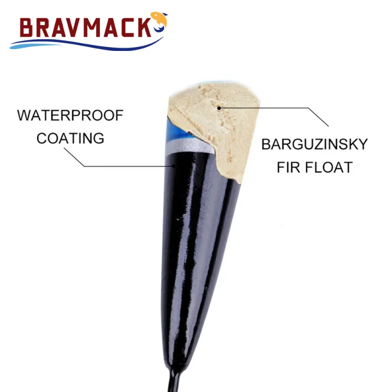 10Pcs Fishing Floats Set 1g-5g Long Tail Barguzinsky Fir Float Kit For Carp Bass Fishing Accessories Fishing Float - imagen 4