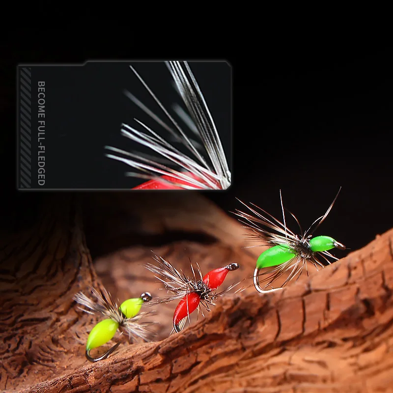 WEIHE Anzuelos de mosca – Micro señuelos para arroyos - imagen 5