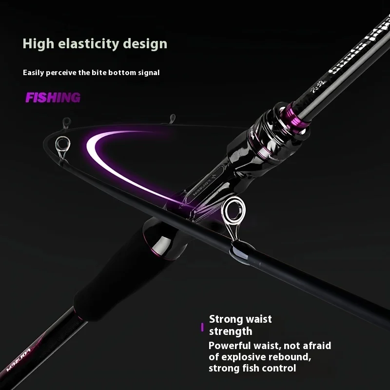 Caña FOUSEM Light Cloud Spinning – Ultra rápida para señuelo ligero - imagen 2