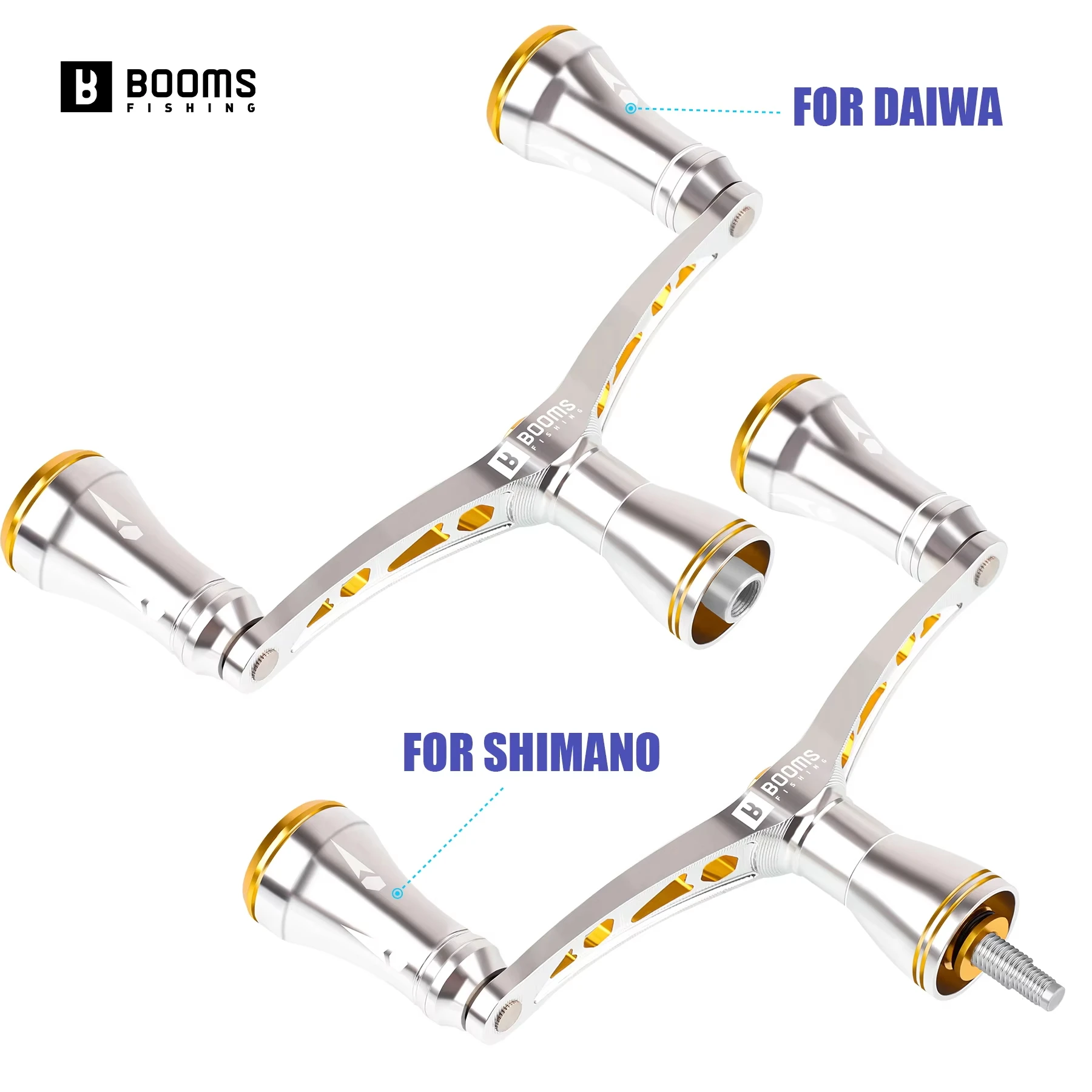 Booms Fishing DR1 – Mango doble recambio carrete giratorio Shimano