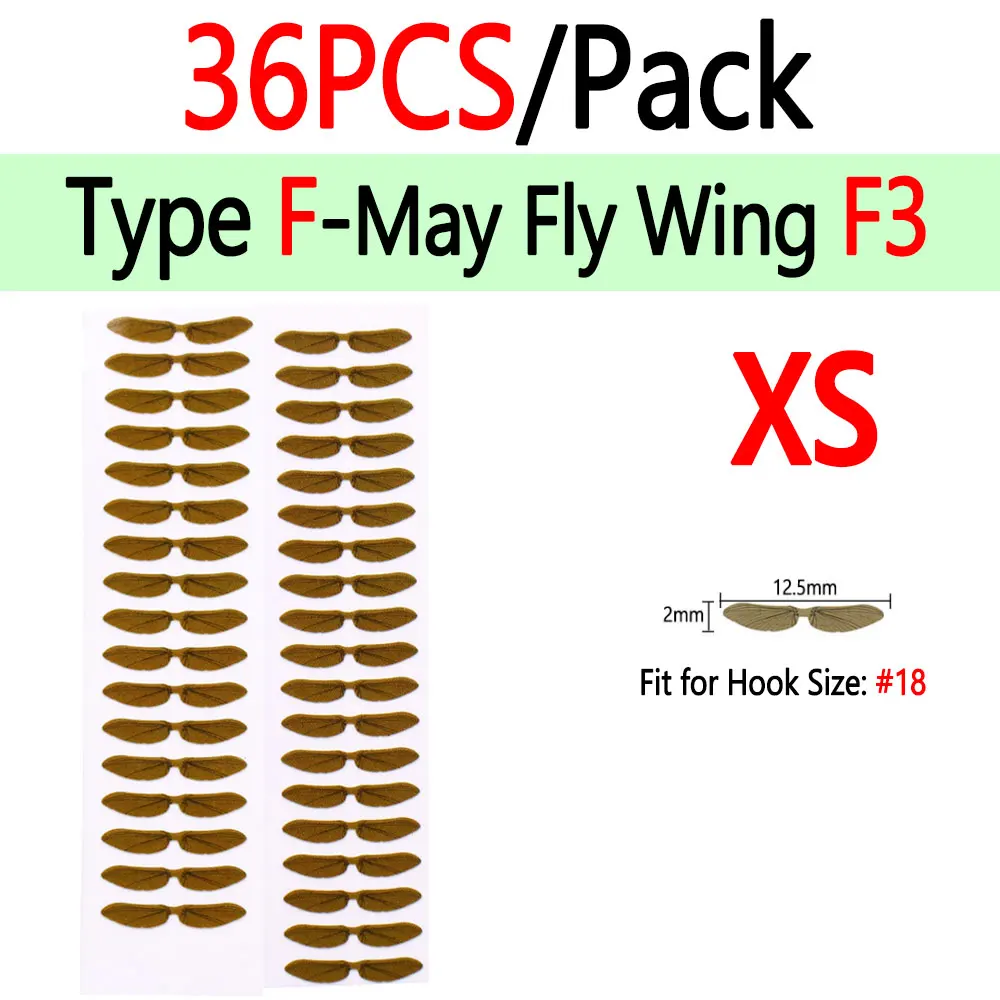 36pcs Type F3 XS
