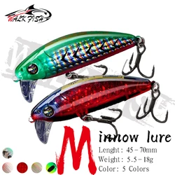 WALK FISH Señuelo Minnow hundimiento lento y lance largo
