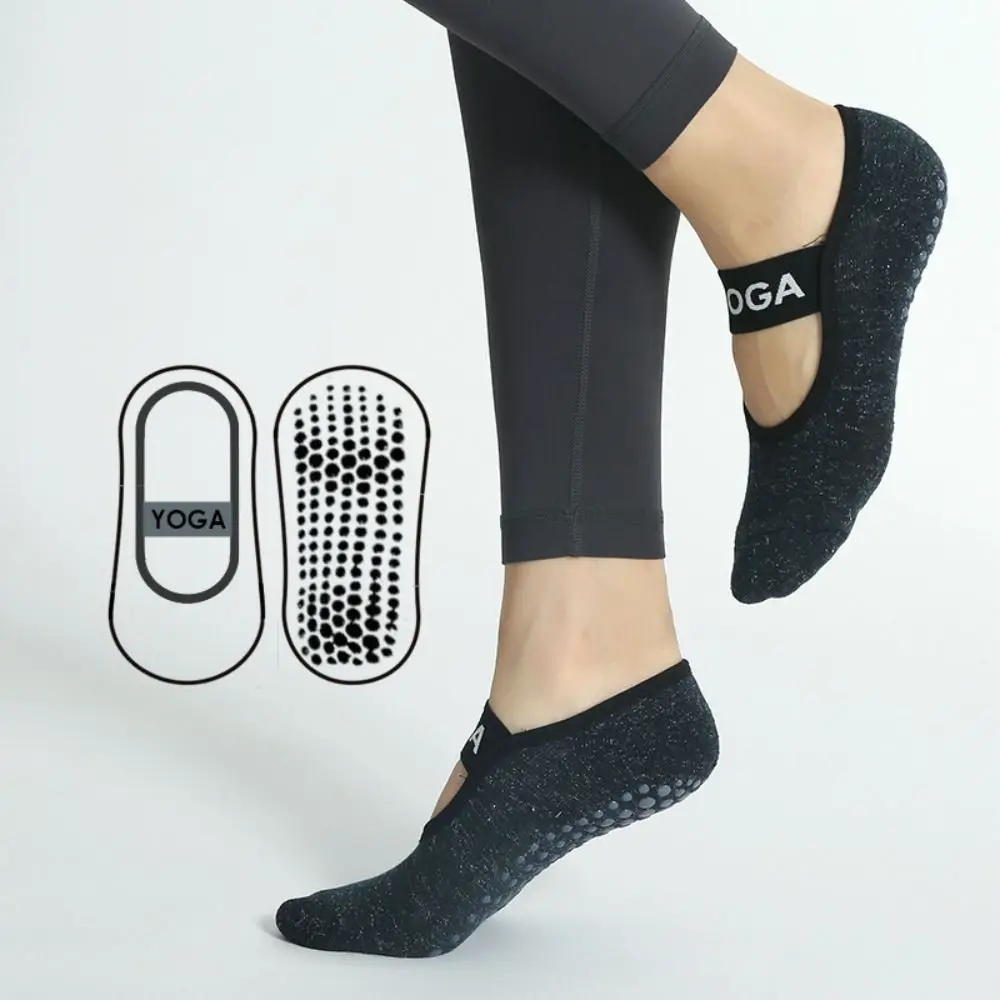 Calcetines de yoga antideslizantes duraderos para mujer - imagen 5