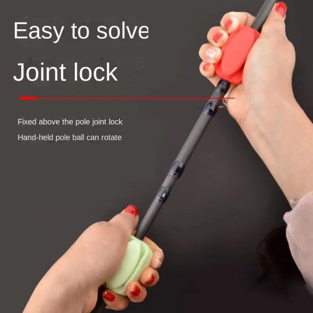 Soporte de silicona para caña de pescar, 6 colores, 5 agujeros, aparejos de pesca, lazos, bola, ligero, 2 uds. - imagen 3