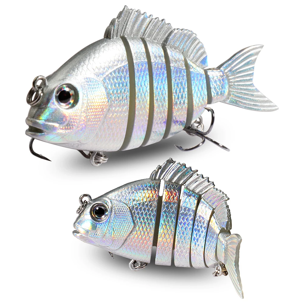 Swimbait-señuelo multiarticular de 16,5g y 8cm, lápiz de hundimiento lento, juntas de Metal, VIB, Pesca, Lucio, anzuelos triples, aparejos de Pesca de carpa, cebo duro - imagen 3