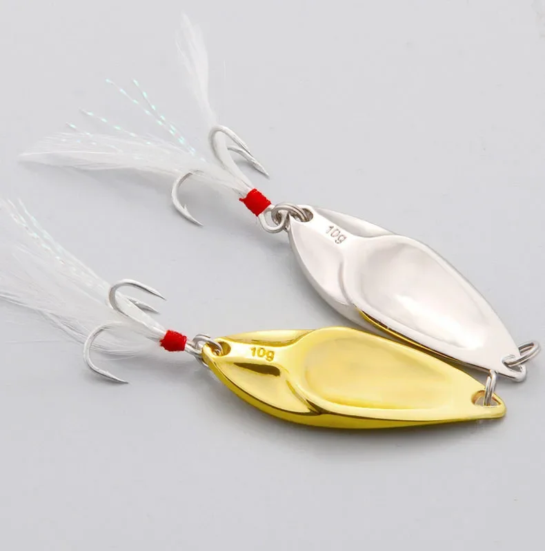 1 unidad de cebo giratorio oscilante de Metal VIB con vibración Spinner cuchara Jig Señuelos de Pesca 5g 10g 15g cebos duros artificiales lentejuelas señuelo de Pesca - imagen 4