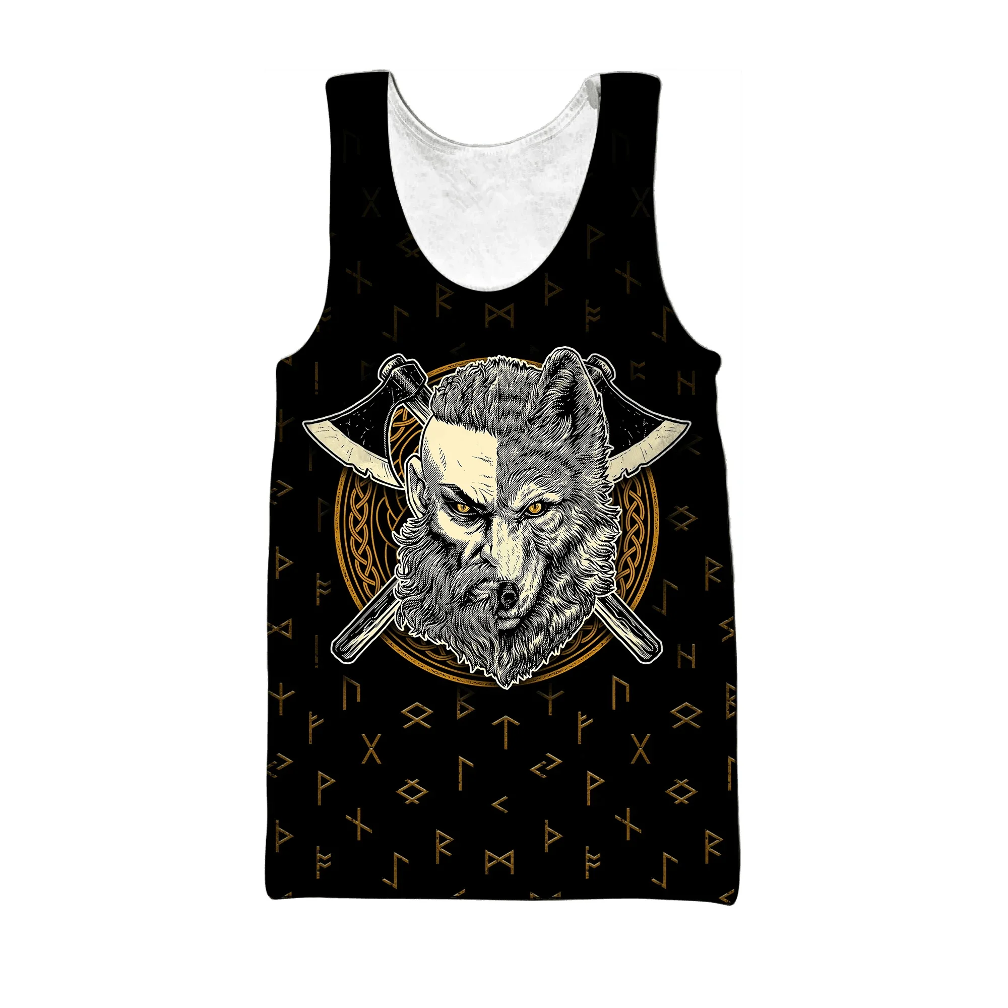 Camiseta sin mangas de pesca Huginn BX55 – Estilo cuervo 3D - imagen 5