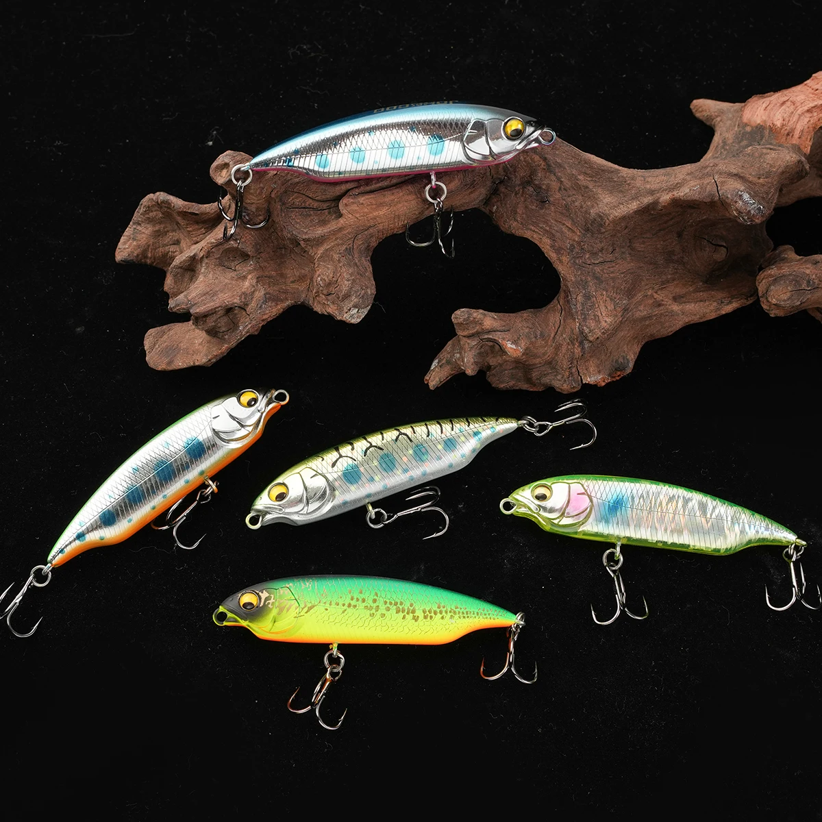 Señuelos de pesca Johncoo, lápiz de hundimiento lento, 60mm, 6,5g, 75mm, 10,5g, cebos duros, Wobblers, señuelo para pesca de trucha - imagen 4