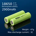 2PCS 2900mah