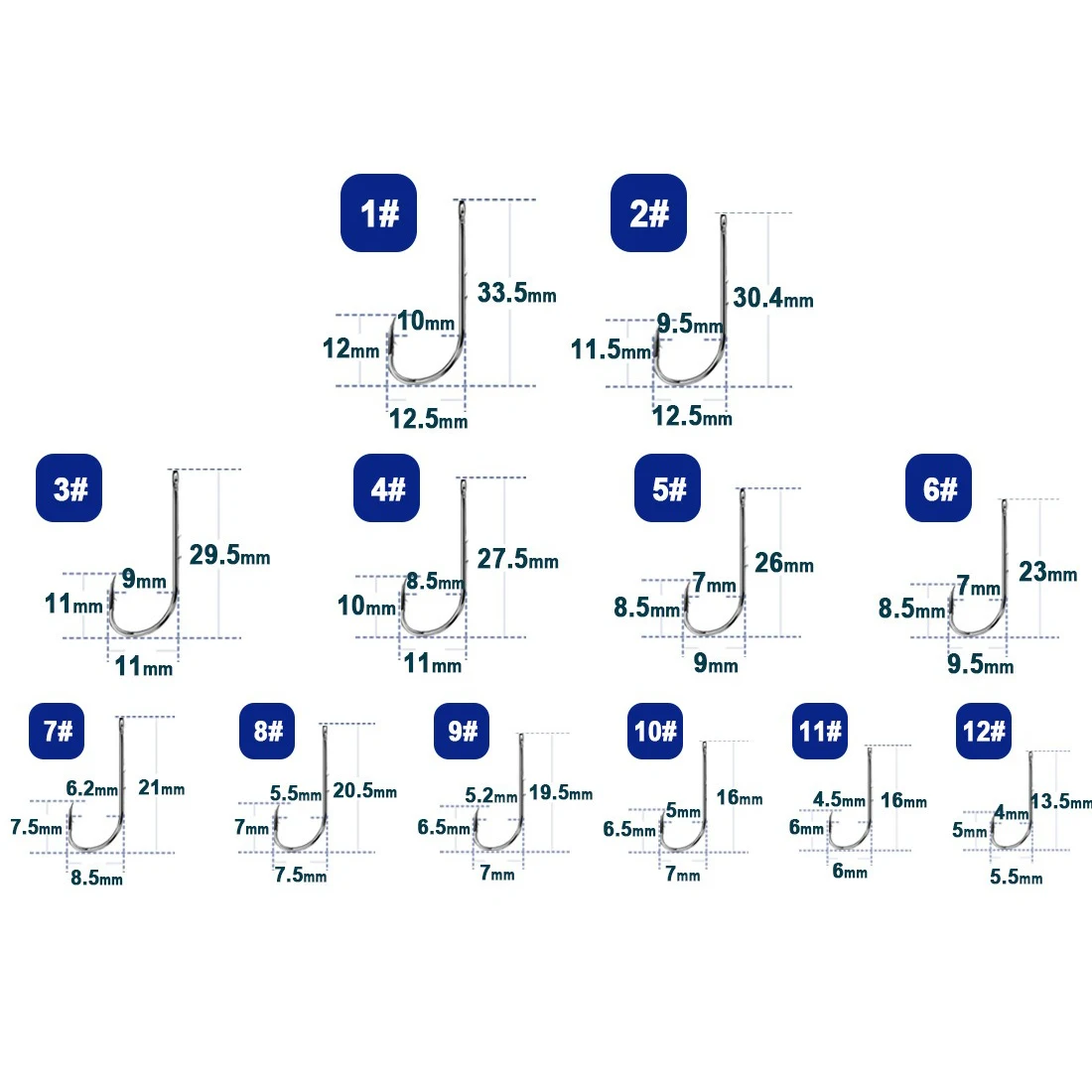 50Pcs Baitholder Fishing Hook Barbed Fishing Lure Shank Beak Live Bait Holder Carp Fishing Worm Hook Accessories Tackle - imagen 5