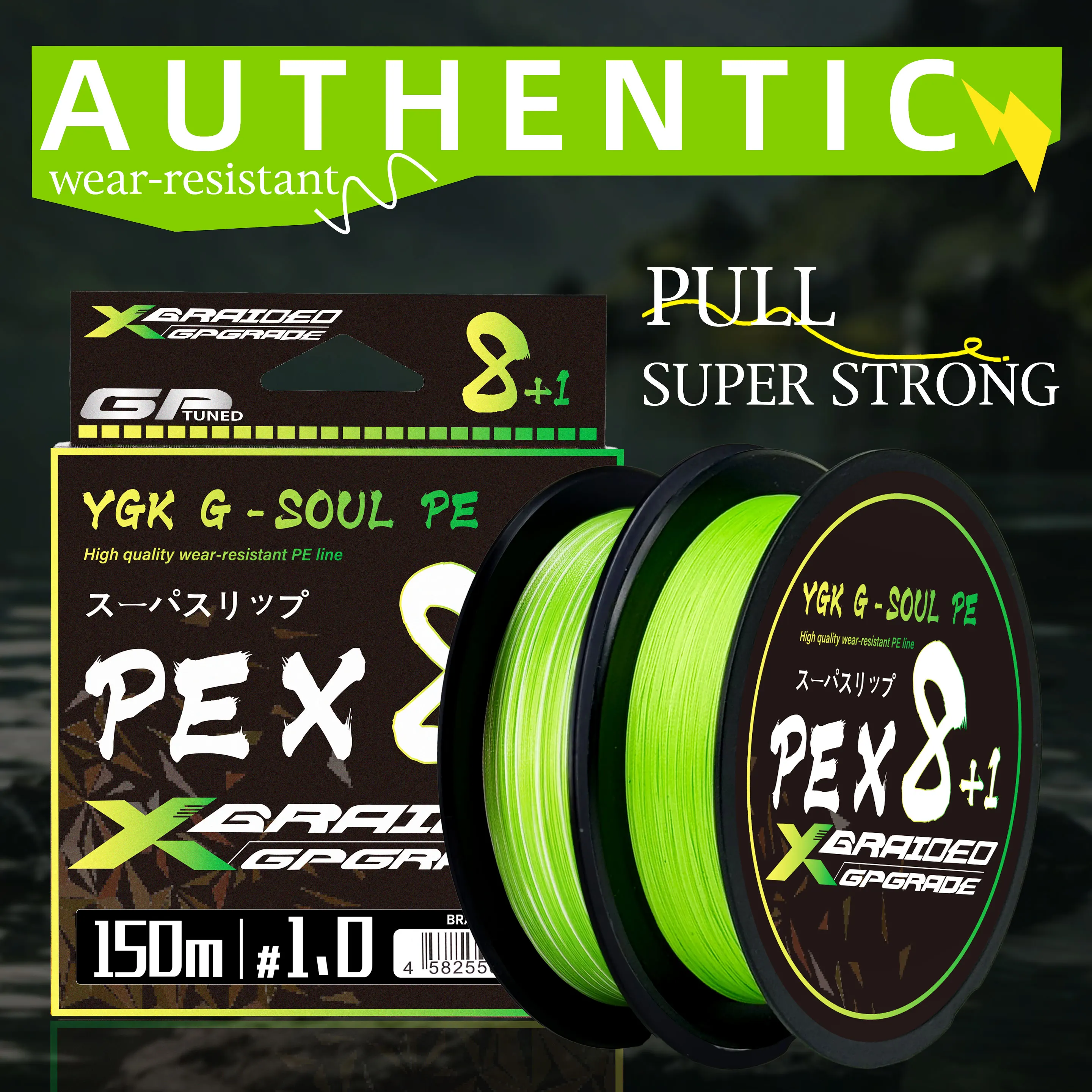Hilo PE Trenzado YGK G-SOUL X8+1 – Multifilamento ultra resistente