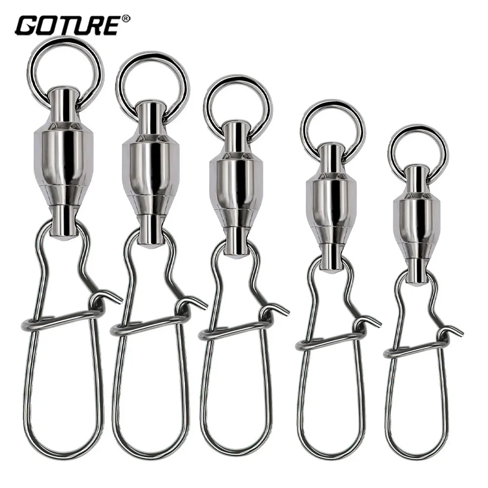 Goture Giratorios dobles alta velocidad – Acero inoxidable pesca - imagen 5