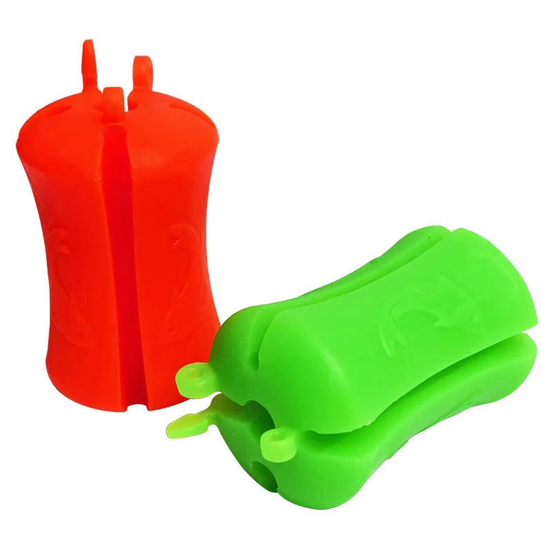 Caña de pescar portátil de bola fija, herramienta de pesca reutilizable, anticolisión, Mini protección, tapón, 1/2/4 unidades - imagen 2