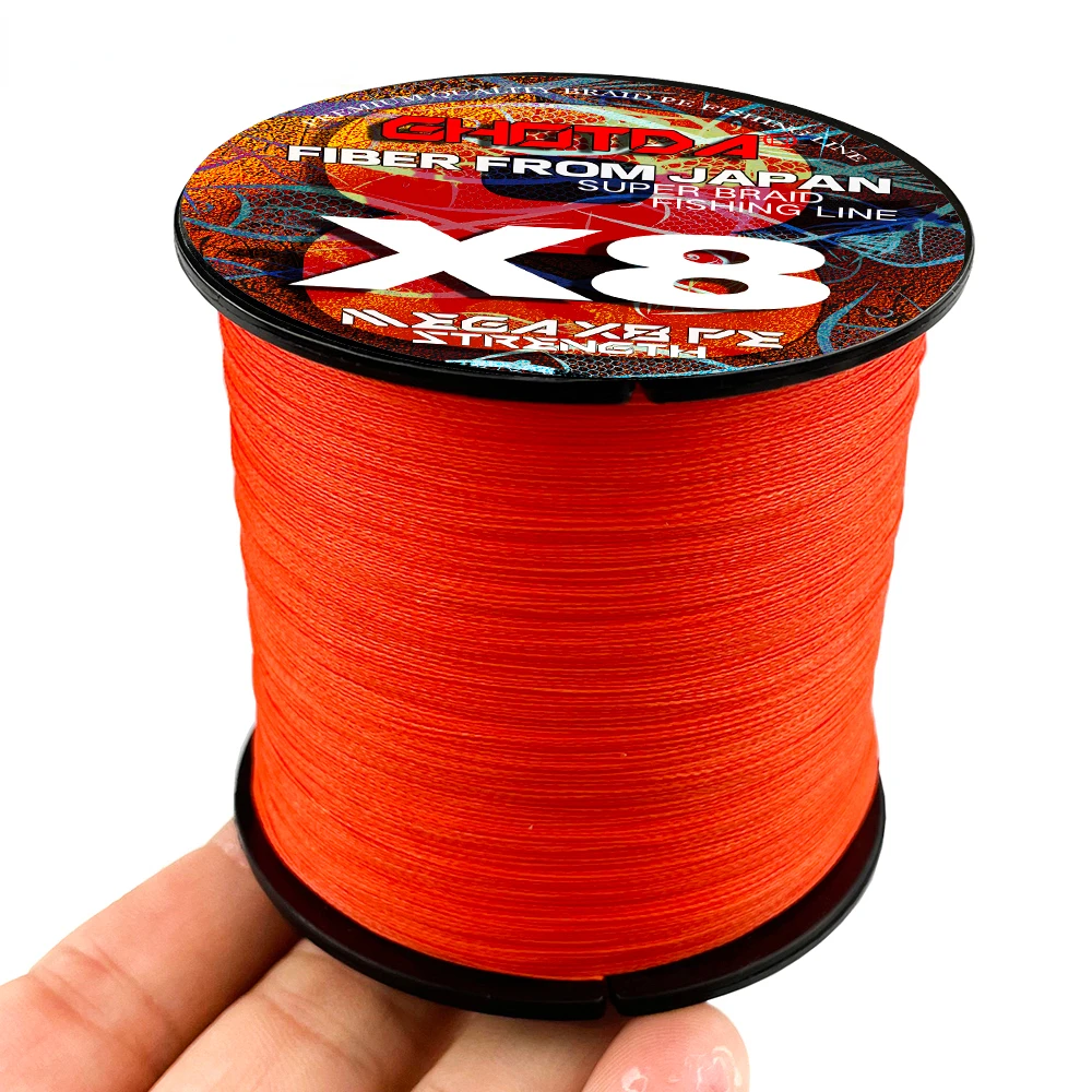 Sedal de Pesca de Río, hilo superfuerte de 0,14mm-0,5mm, multifilamento, alambre liso de 8 hebras, trenzas de 1000M, tejido de agua salada, Extreme PE - imagen 4