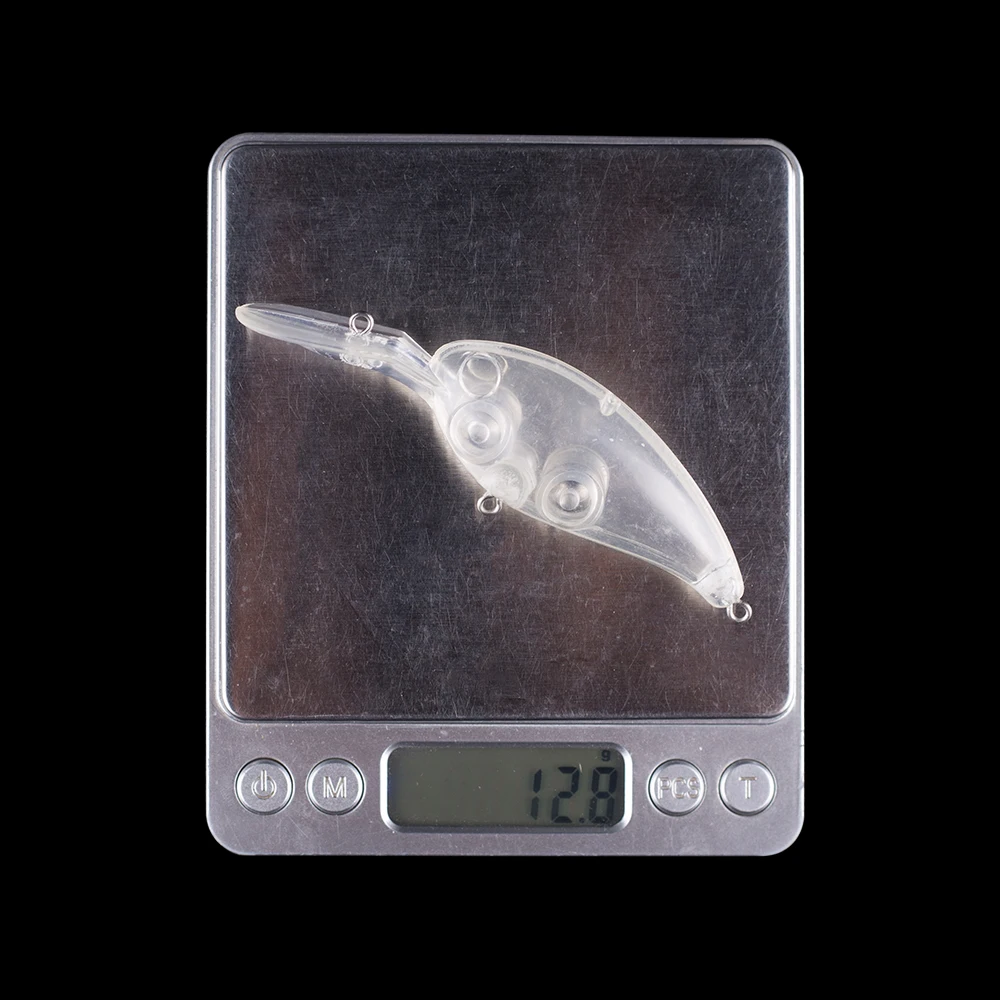 Hanlin-Señuelos de Pesca de plástico duro, cebos artificiales flotantes sin pintar, aparejos de trucha Wobbler, 10/20 piezas, 10CM, 13G - imagen 3